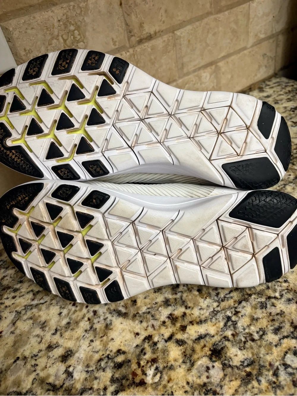 Nike Men’s White and Black Athletic Training Shoes